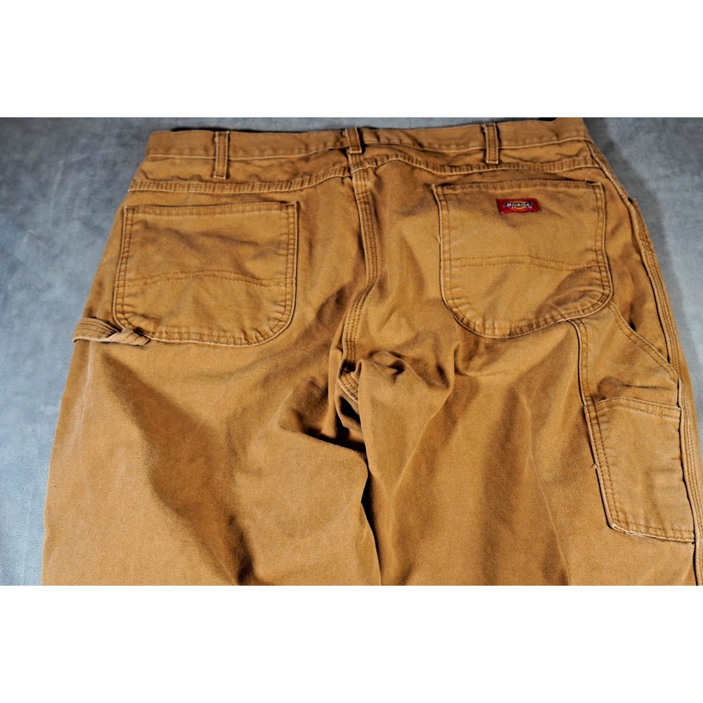 Dickies Pants Mens 40x32 Duck Canvas Carpenter Workwear Utility Grunge Logo